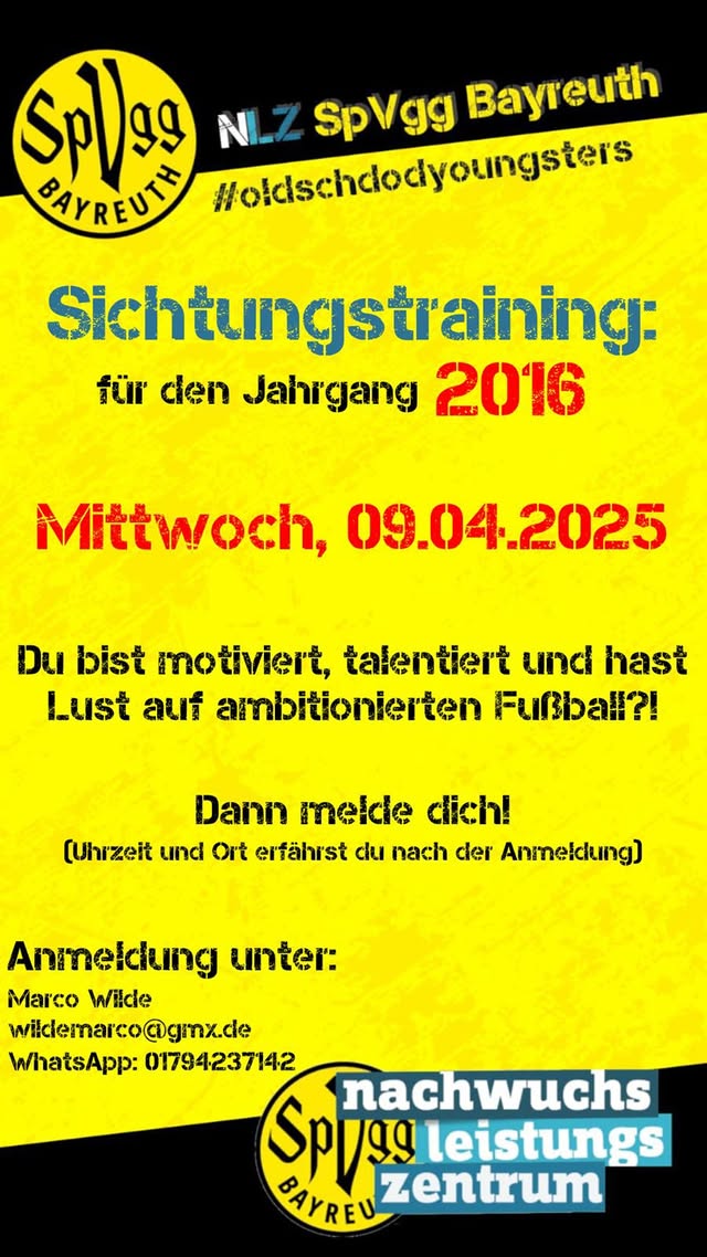 250331 Sichtungstraining Jg 2016