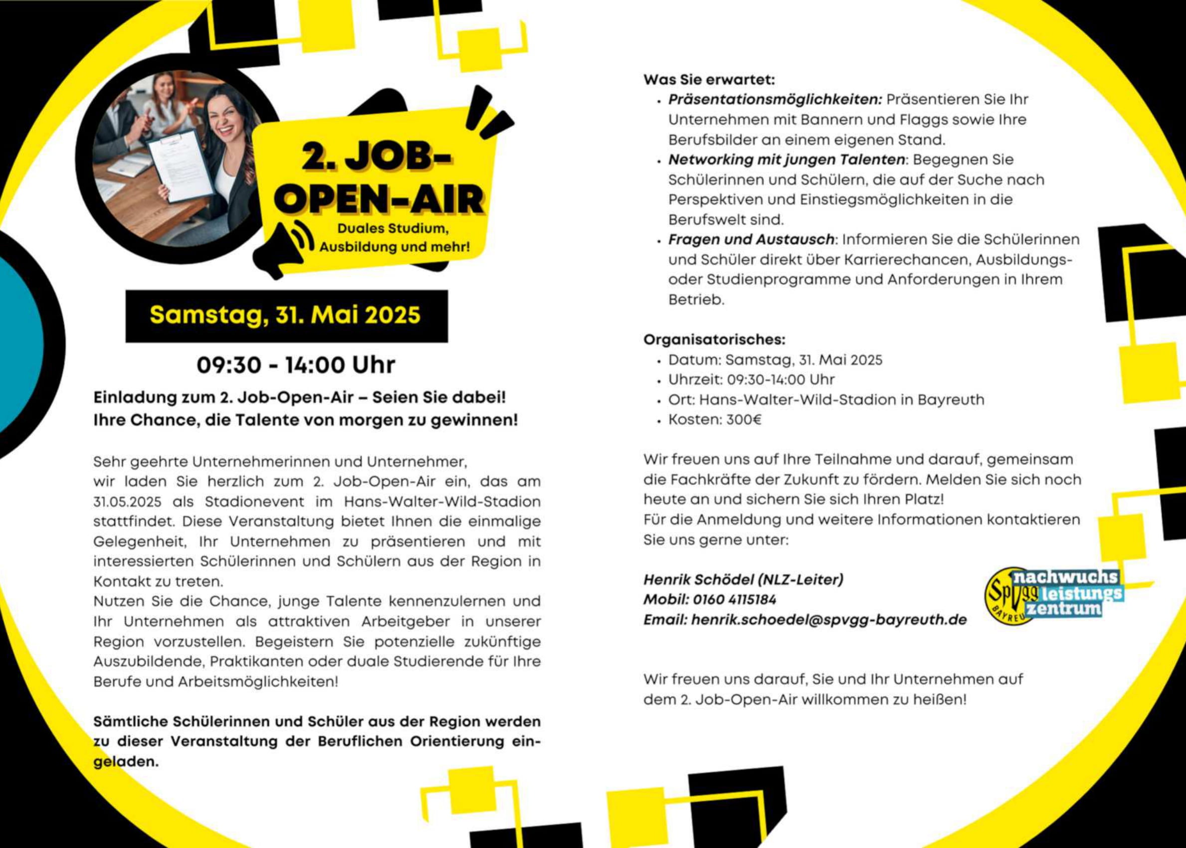 Flyer Job Open Air Teil 2