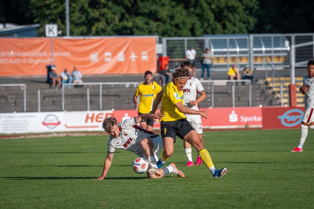 Marlos Fries im Spiel gegen Augsburg II