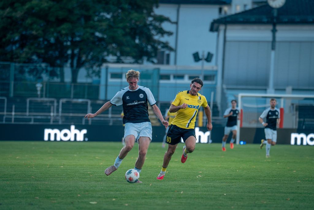 Erijon Shaqiri im Spiel gegen Wacker Burghausen