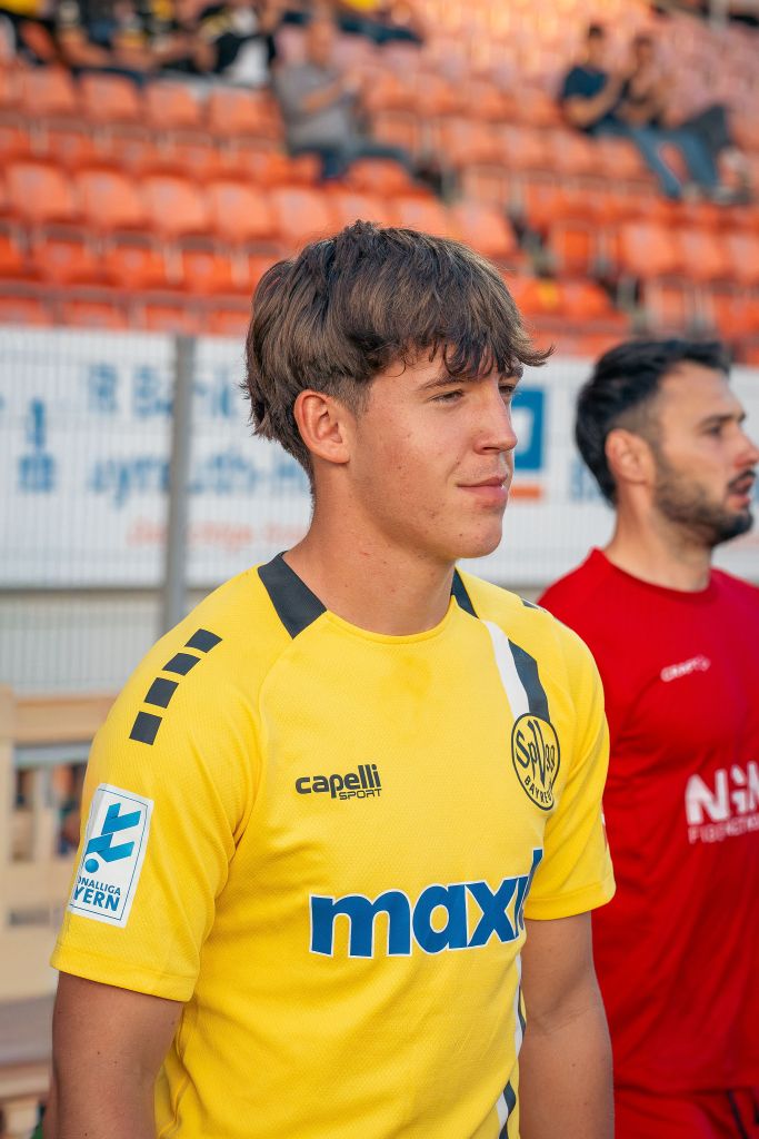 Nick Kanitzschky feierte sein Debüt für die 1. Mannschaft der SpVgg Bayreuth gegen den TSV Aubstadt