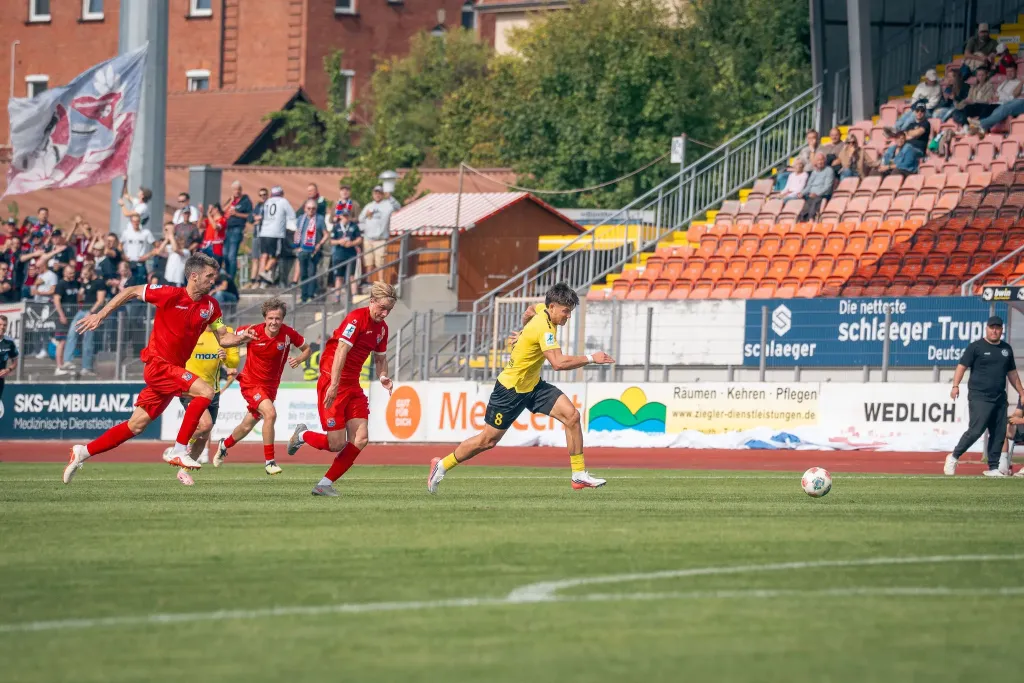 Patrick Scheder gegen Unterhaching