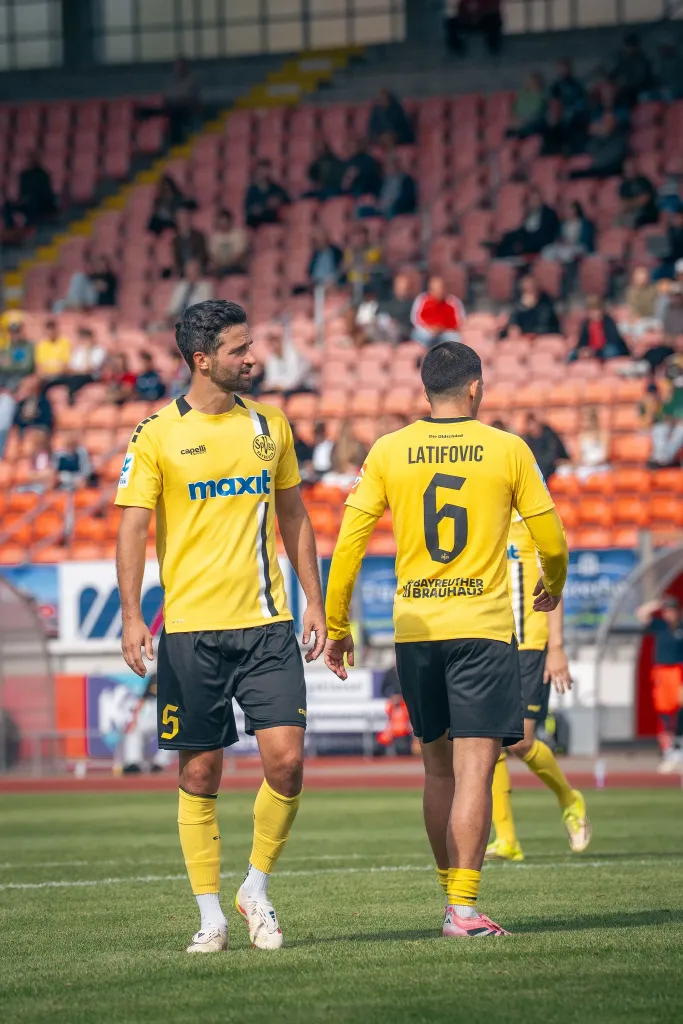 Edwin Schwarz und Denis Latifovic gegen Unterhaching