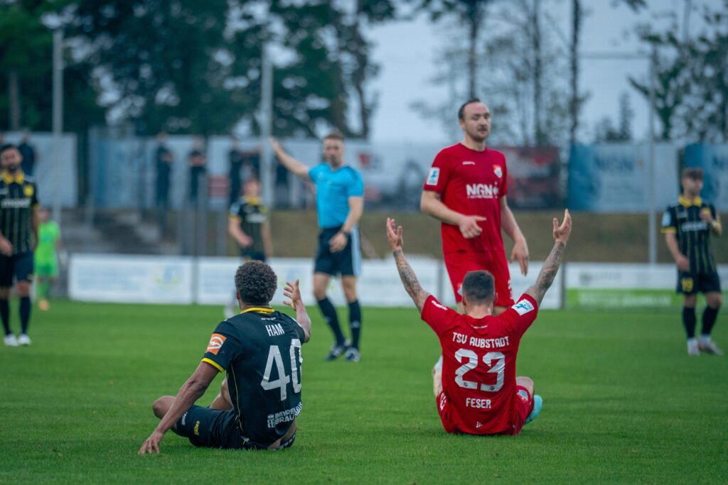 Micah Ham im Pokalspiel gegen Aubstadt