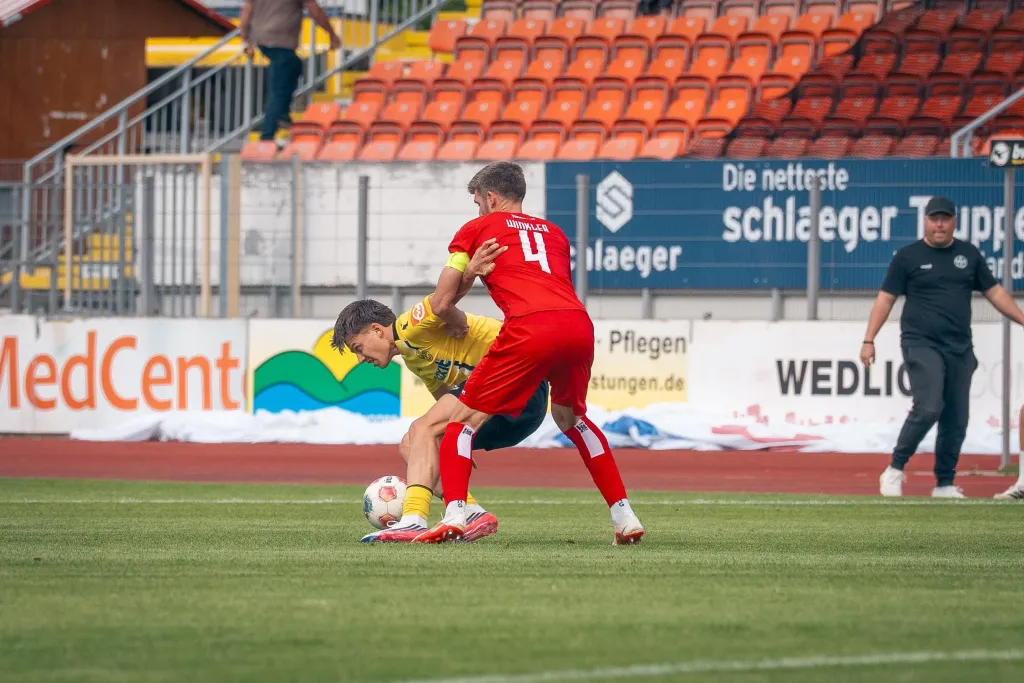 Patrick Scheder gegen Unterhaching